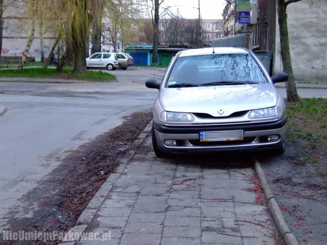 Źle zaparkowany samochód Źle zaparkowany samochód